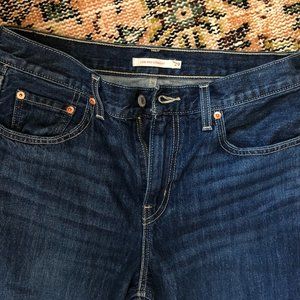 Levi's Low Pro Straight Jeans Dark Wash Size 29